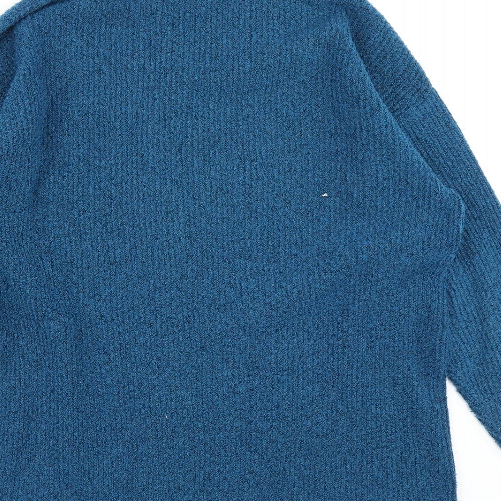 M&Co Womens Blue  Knit Pullover Jumper Size 12