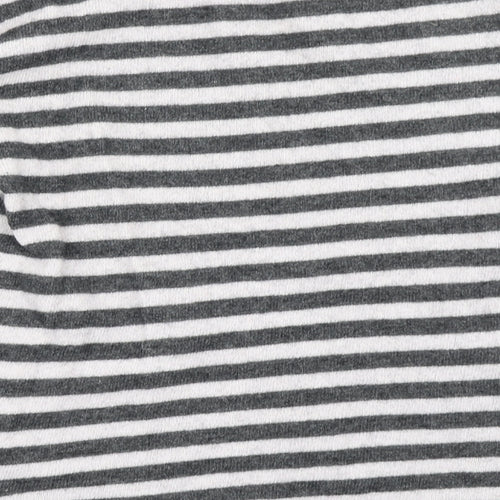 Benedetta B. Womens Grey Striped  Pullover Jumper Size L