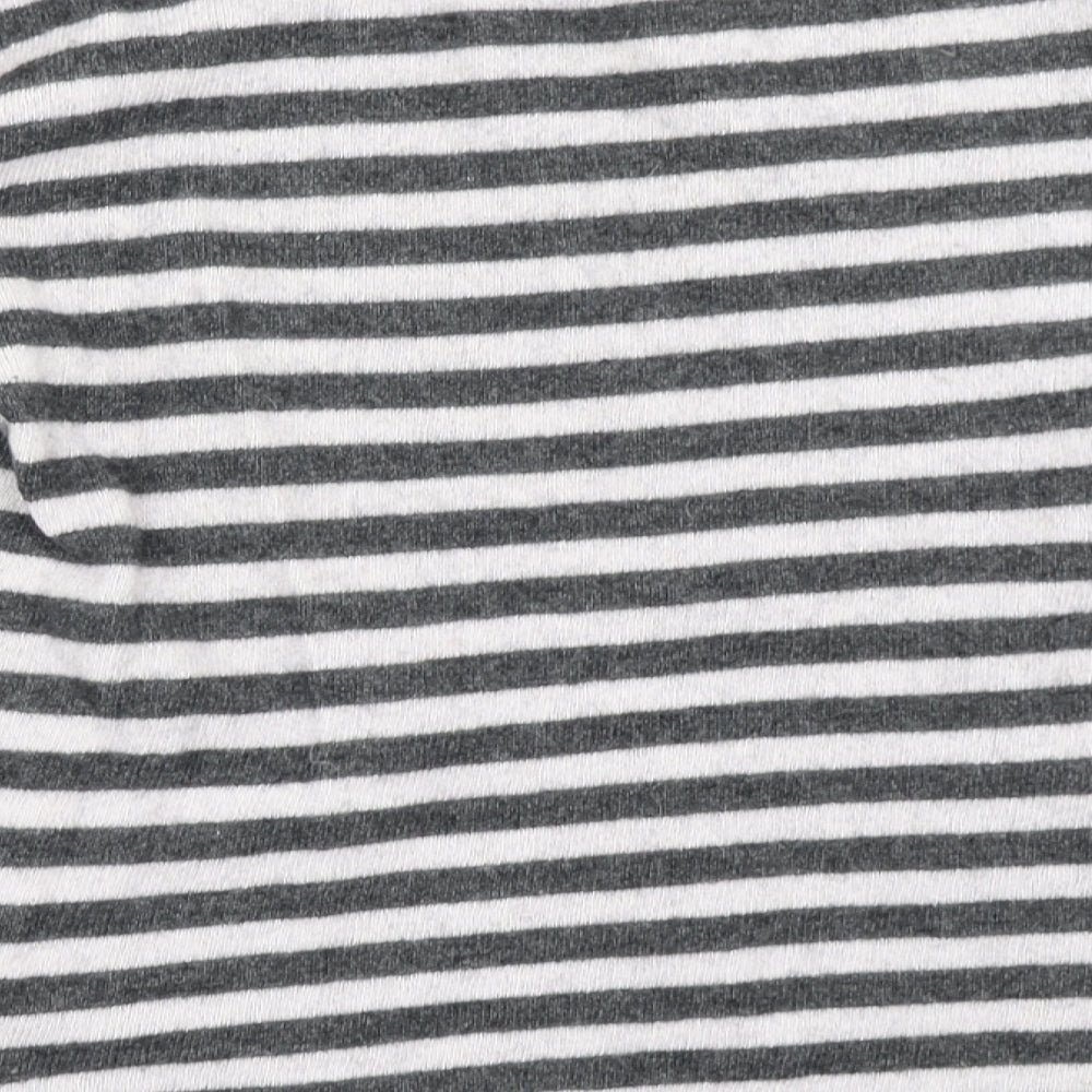 Benedetta B. Womens Grey Striped  Pullover Jumper Size L