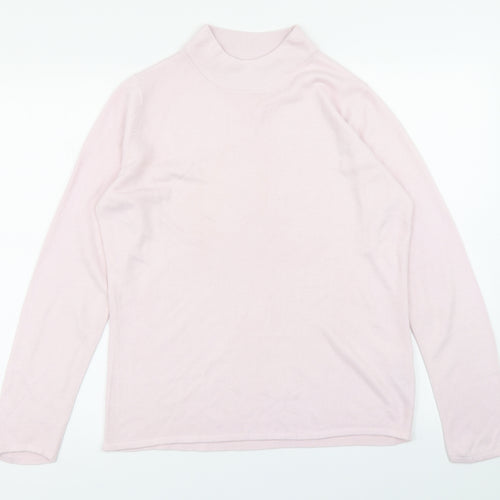 Bonmarché Womens Pink  Knit Pullover Jumper Size S