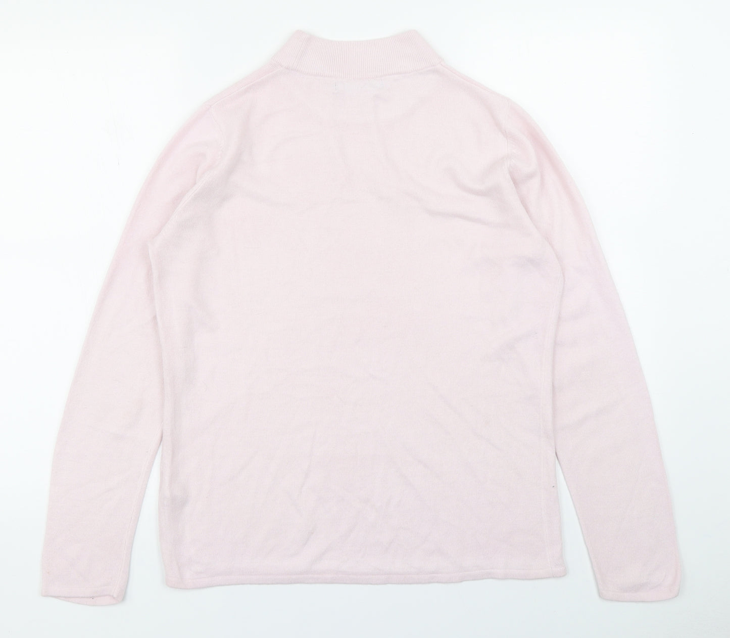Bonmarché Womens Pink  Knit Pullover Jumper Size S