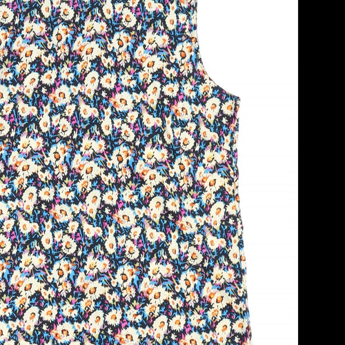 Kushi Womens Blue Floral  A-Line  Size 18