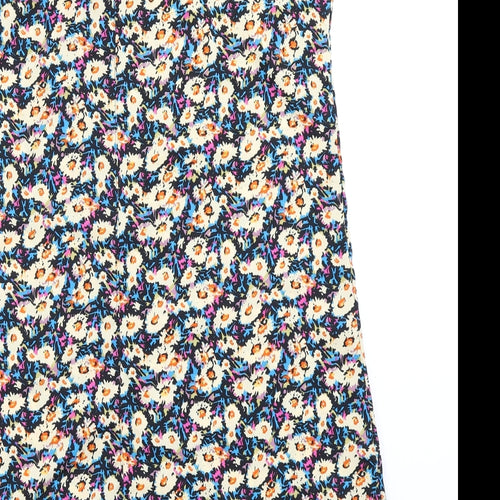 Kushi Womens Blue Floral  A-Line  Size 18