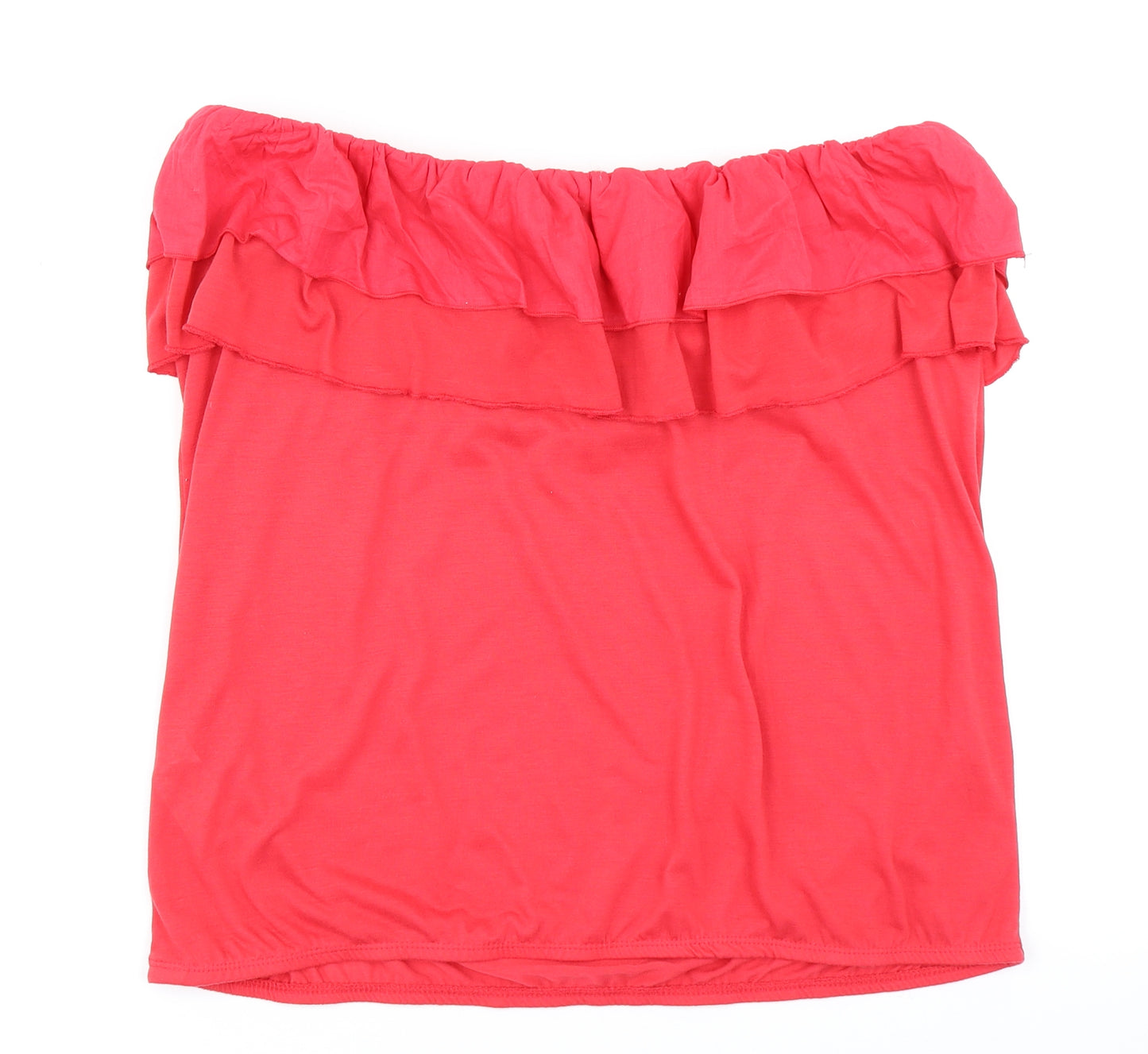 Peacocks Womens Pink   Basic Blouse Size L  - Bandeau