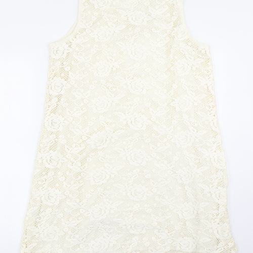 George Womens Ivory   A-Line  Size 16  - Lace overlay