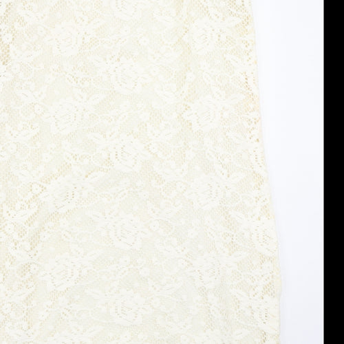 George Womens Ivory   A-Line  Size 16  - Lace overlay