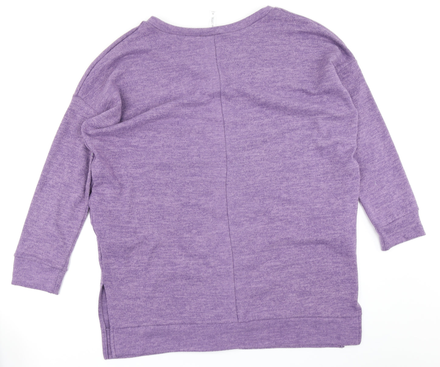 Zenana Outfitters Womens Purple   Pullover Sweatshirt Size 2XL