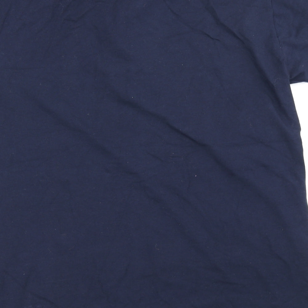 Glestore Mens Blue    Polo Size L