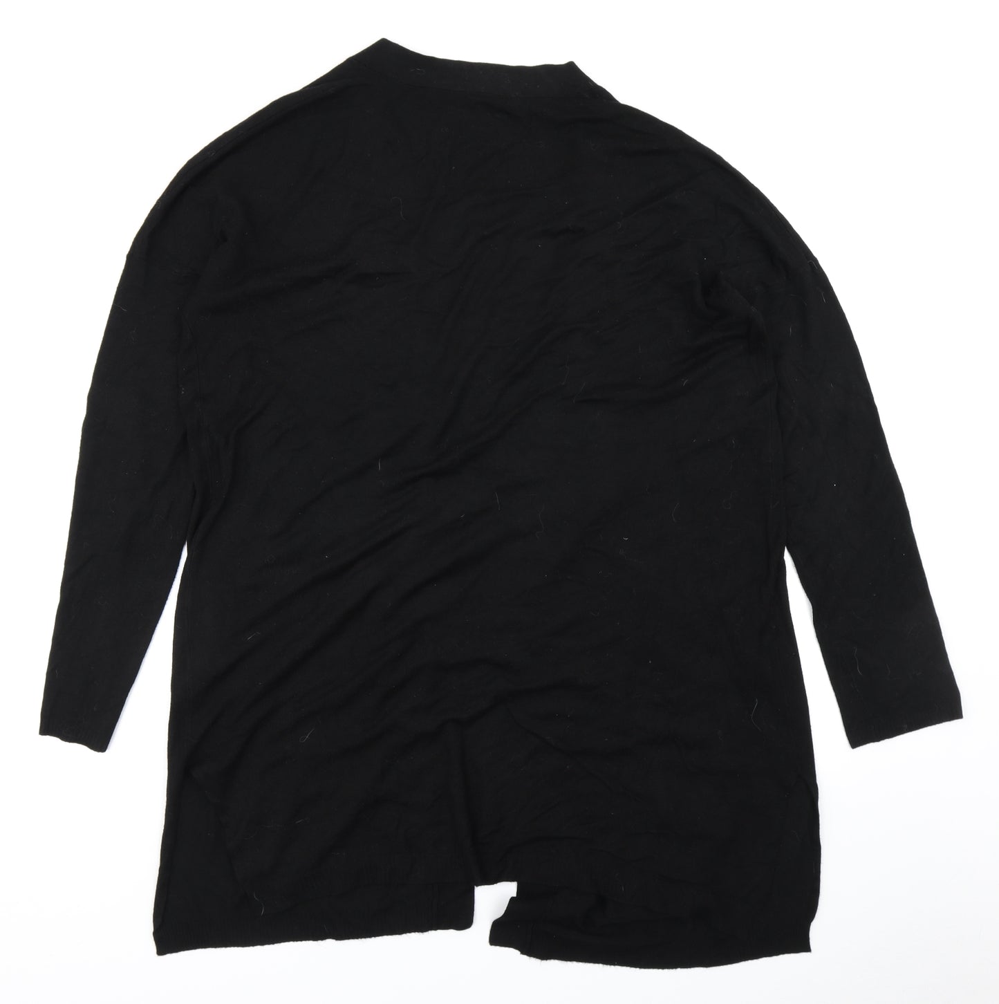 Peacocks Womens Black  Knit Cardigan Jumper Size XL