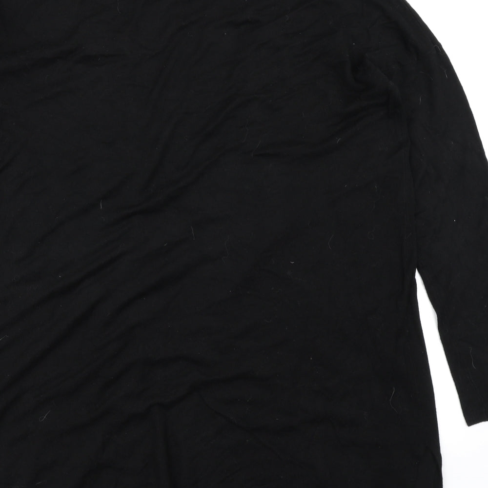 Peacocks Womens Black  Knit Cardigan Jumper Size XL