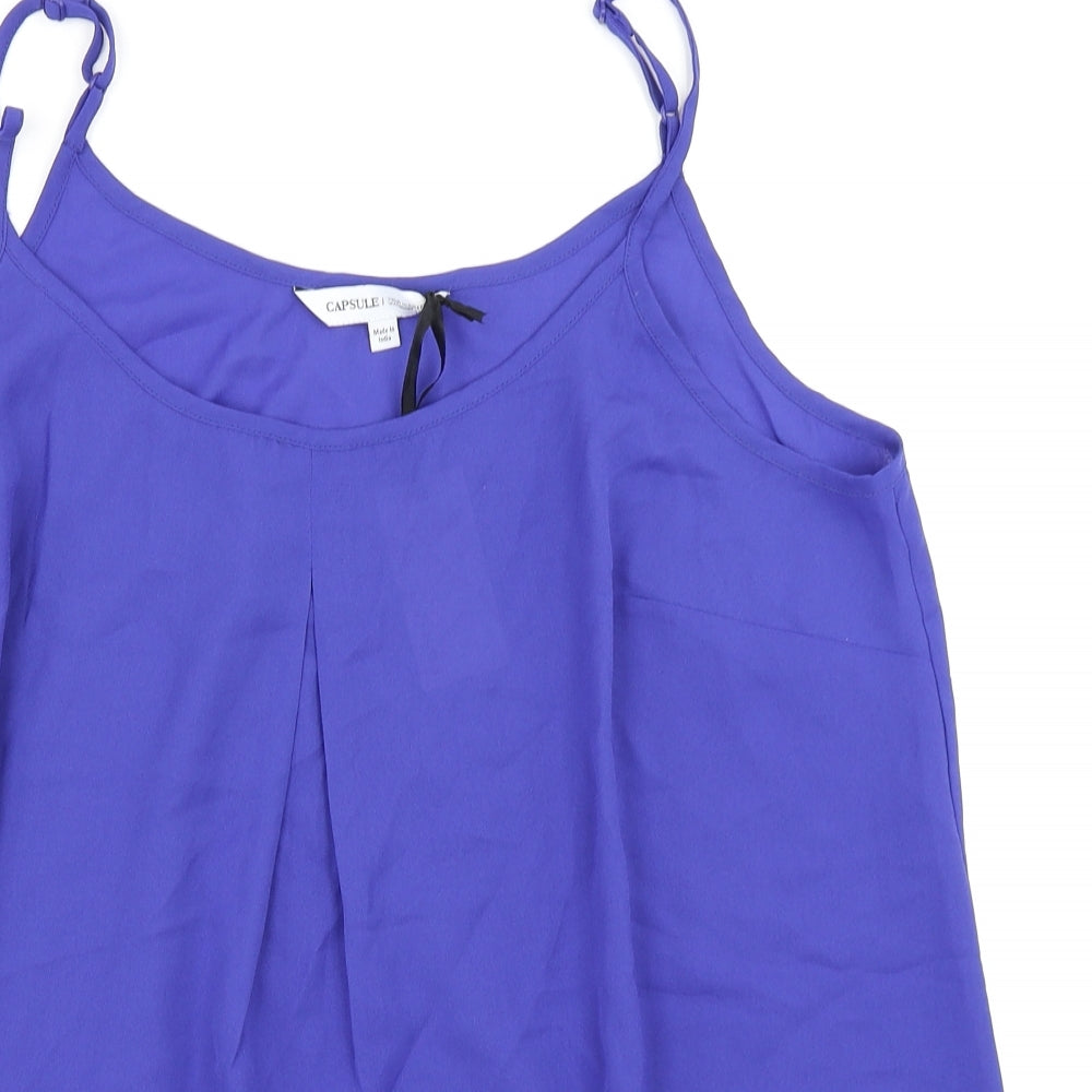 Capsule Womens Blue   Camisole Blouse Size 16