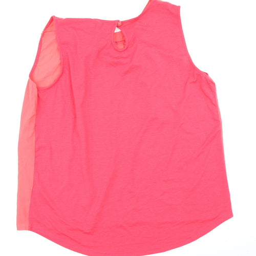 Charlotte Gold Womens Pink   Basic Blouse Size 18