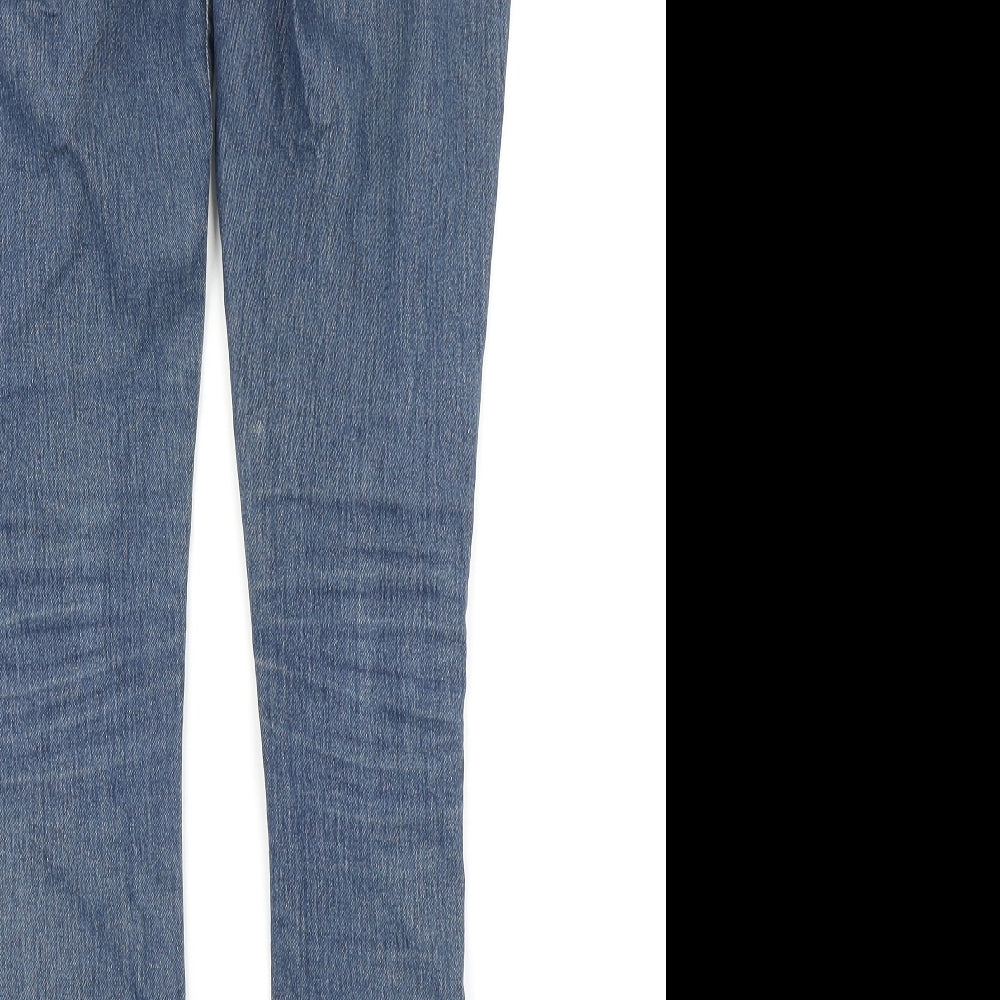 SQIN Womens Blue  Denim Skinny Jeans Size 28 in L32 in