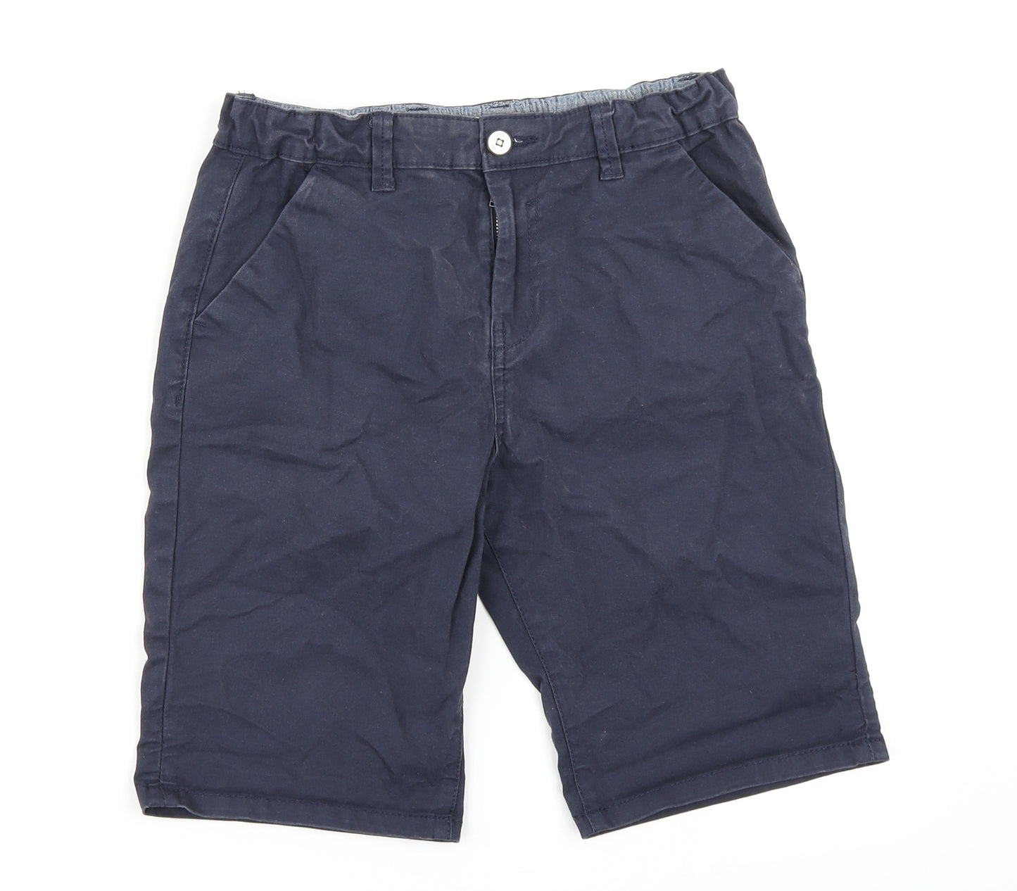 Denim Co Boys Blue   Chino Shorts Size 11-12 Years