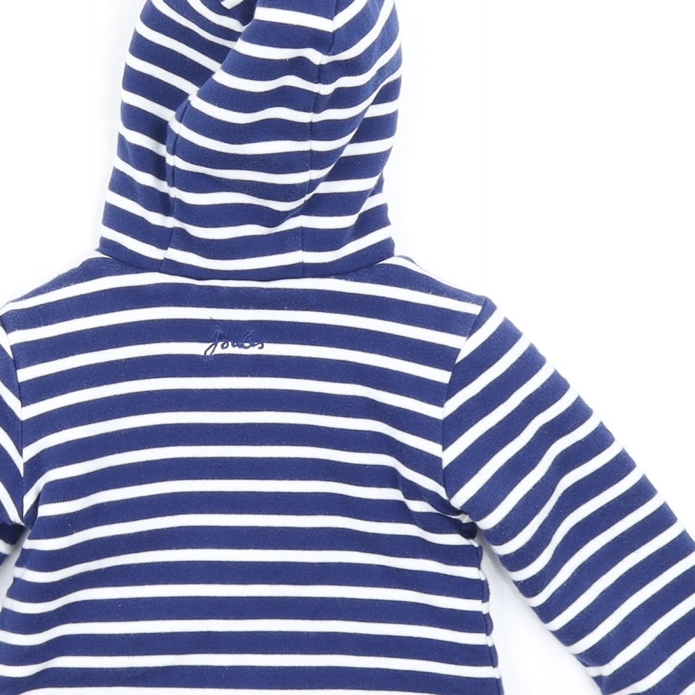 Houles Baby Black Striped Fleece Jacket  Size 6-9 Months