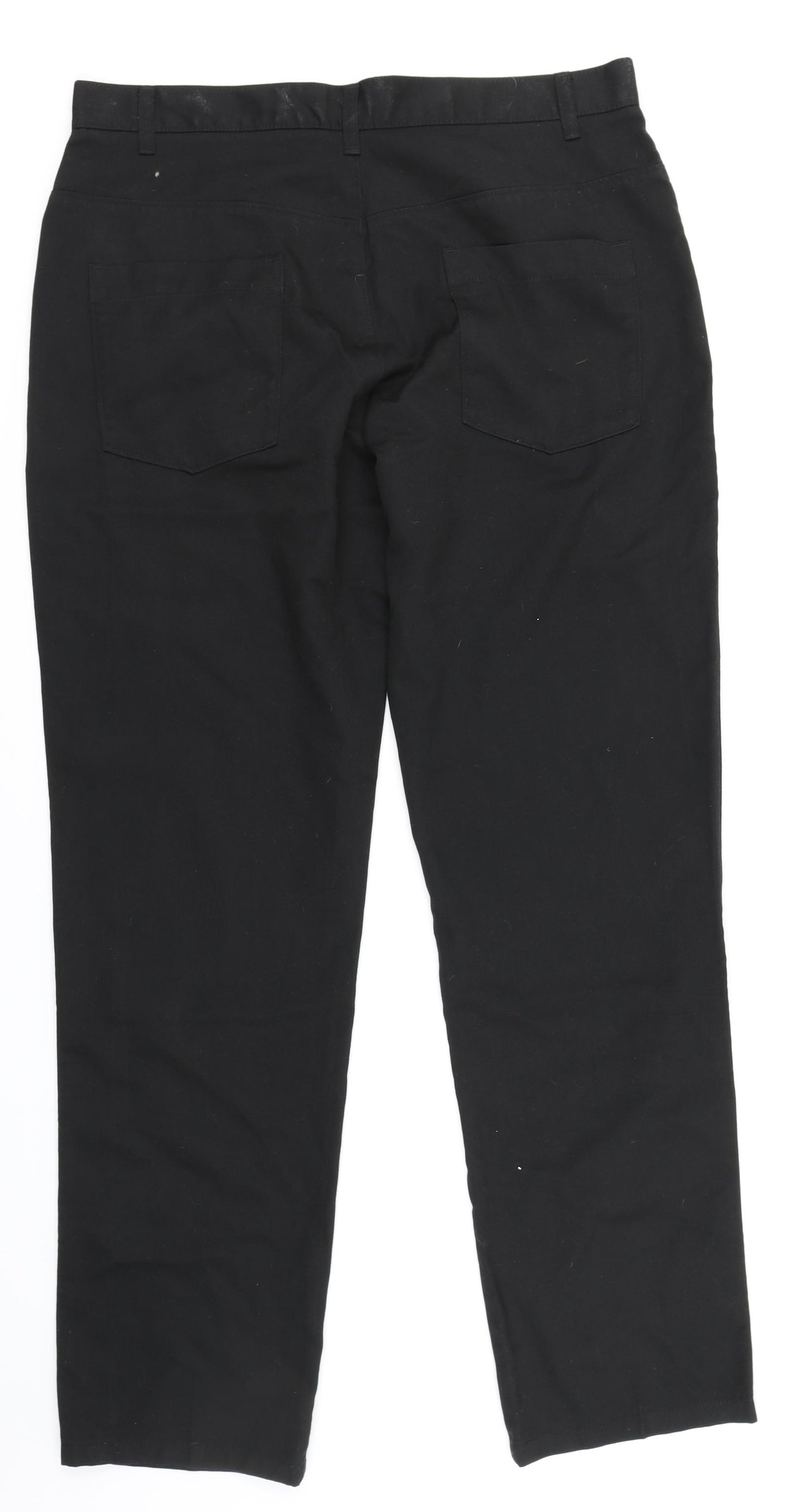 George Mens Black   Trousers  Size 36 in L33 in