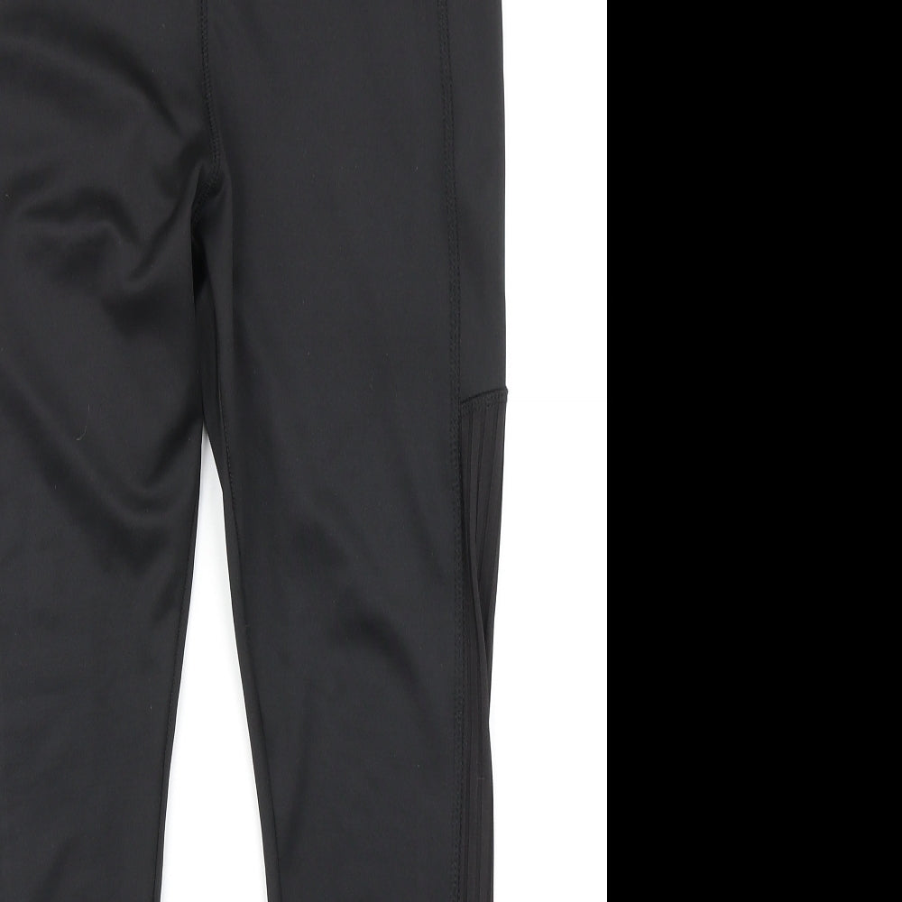 Workout Womens Black   Compression Leggings Size S L23 in