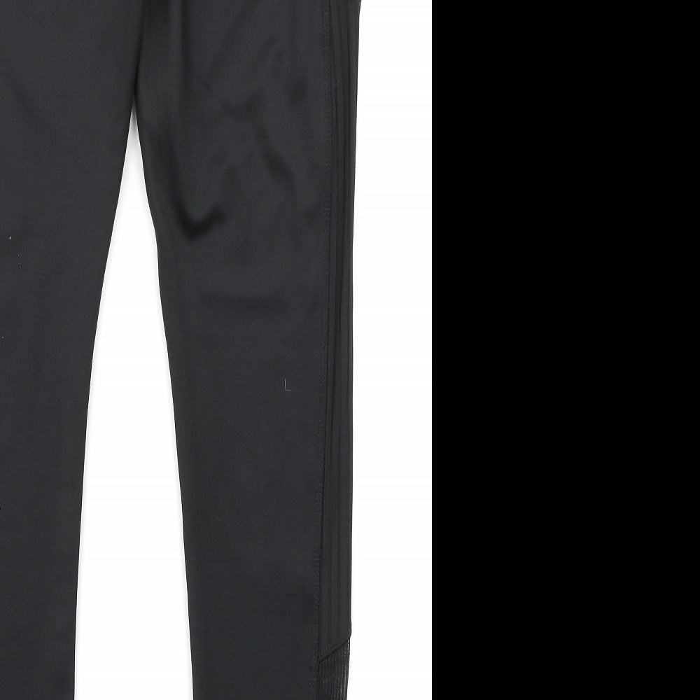 Workout Womens Black   Compression Leggings Size S L23 in