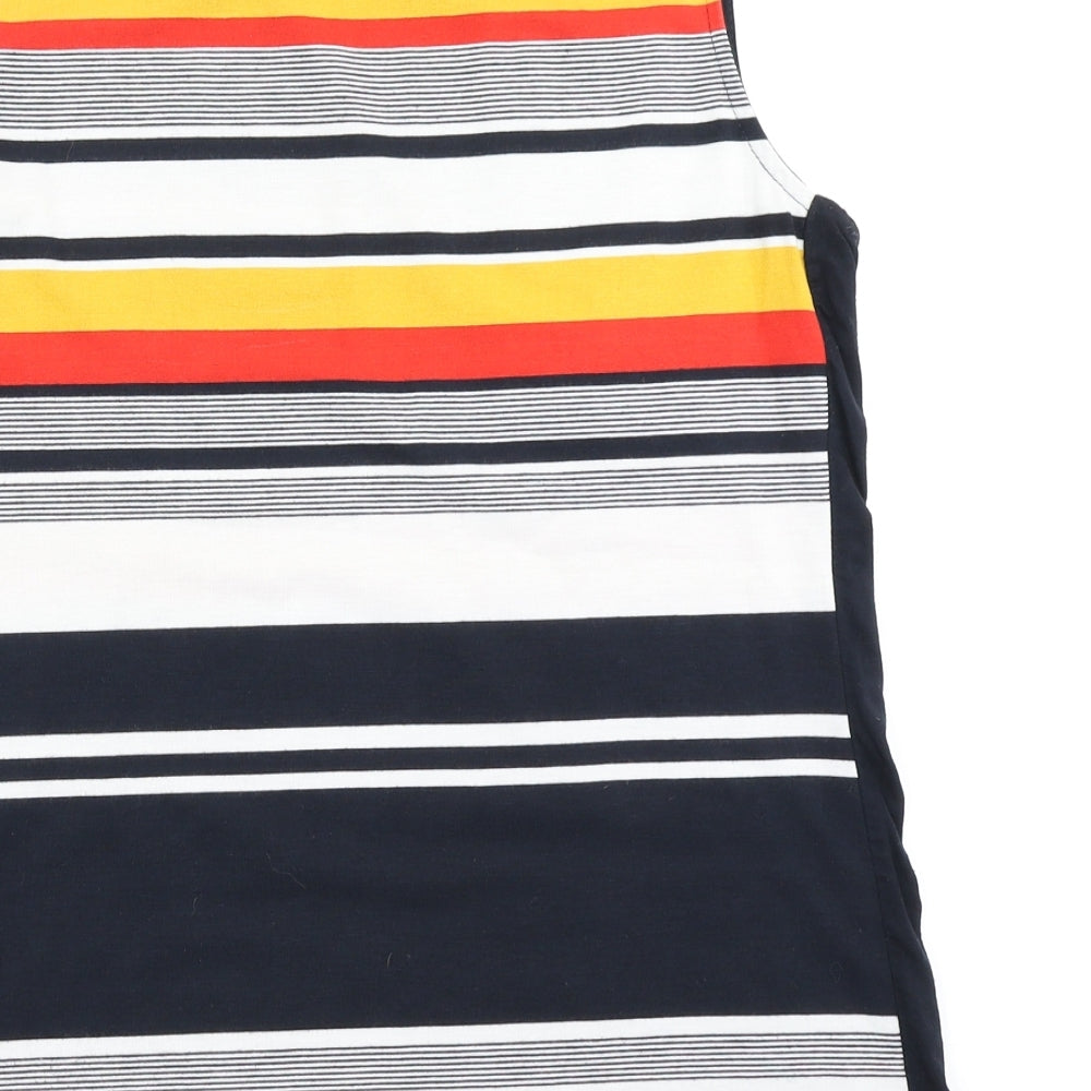 Dorothy Perkins Womens Blue Striped  Basic Tank Size 14