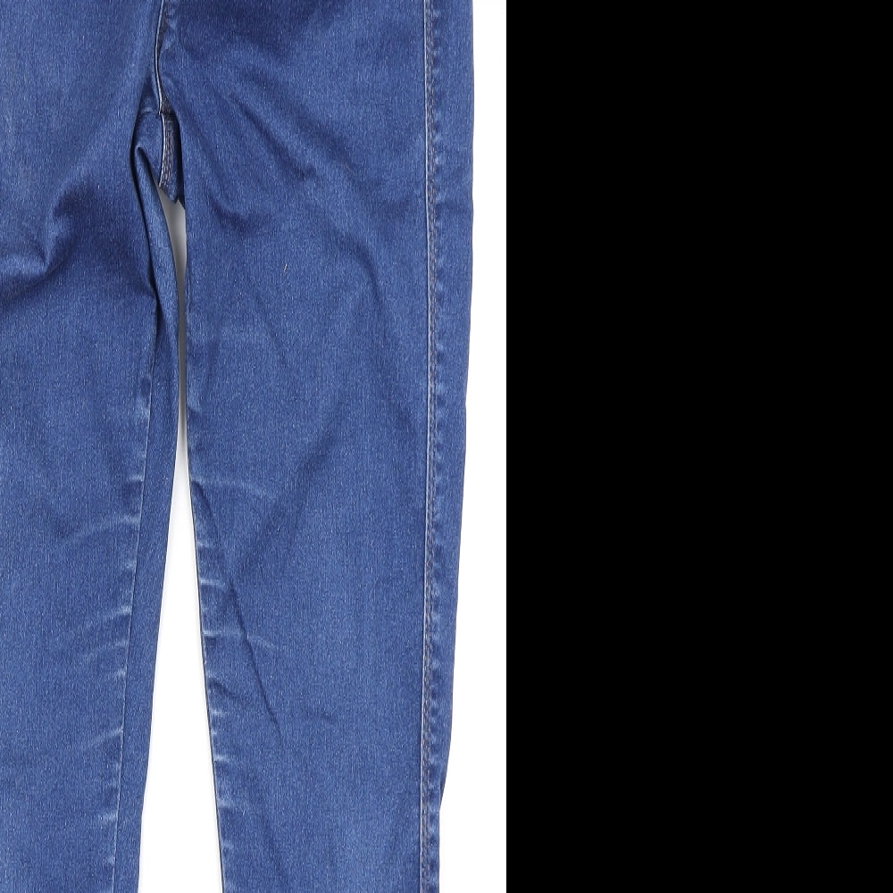 V Womens Blue  Denim Jegging Jeans Size 10 L27 in