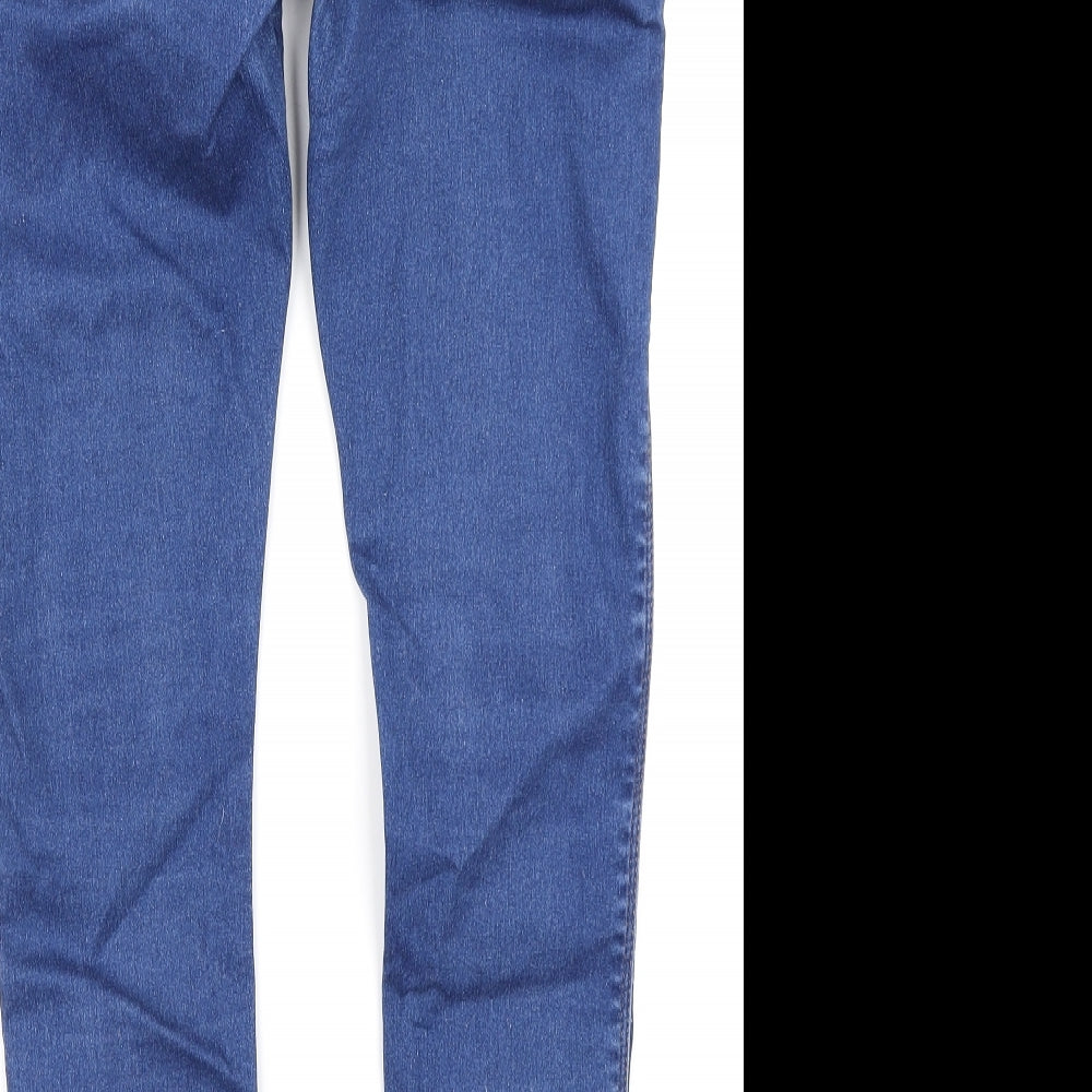V Womens Blue  Denim Jegging Jeans Size 10 L27 in