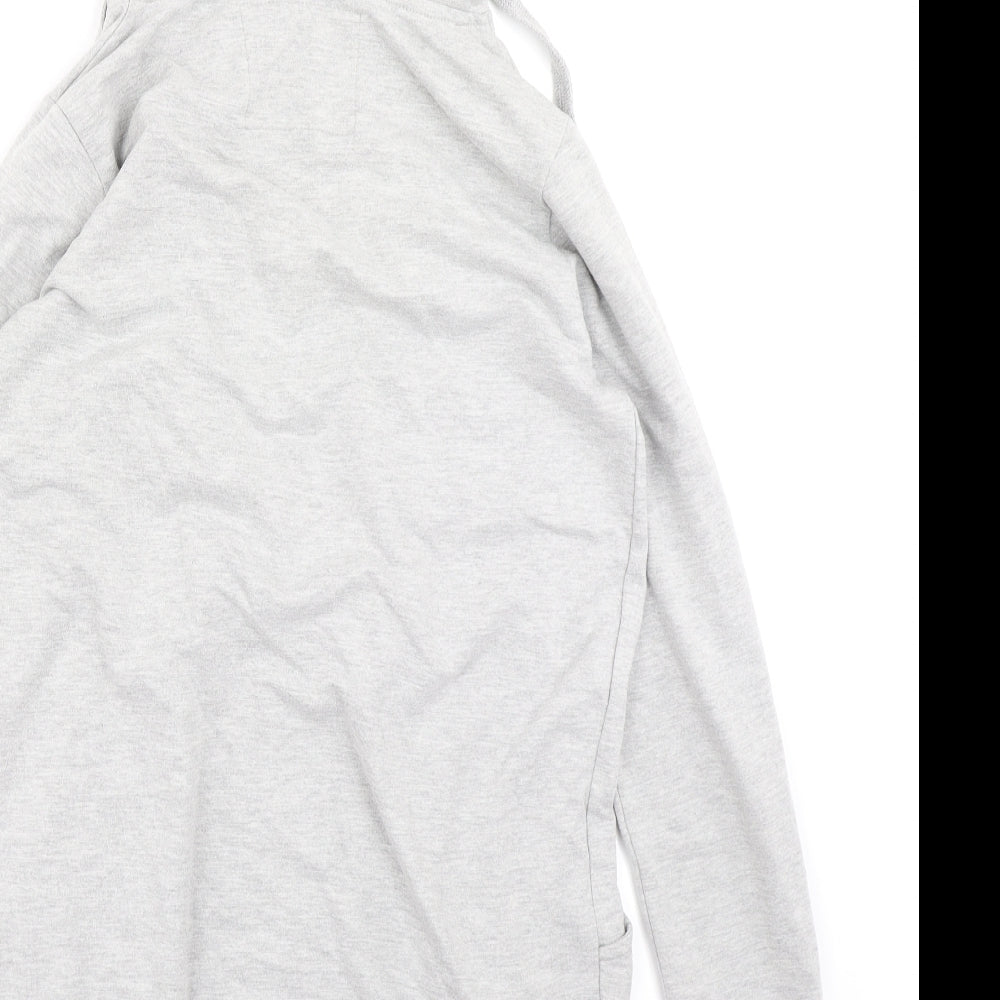 Denim Co Womens Grey   Pullover Hoodie Size 16  - longline