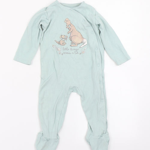 George Girls Blue   Babygrow One-Piece Size 12-18 Months