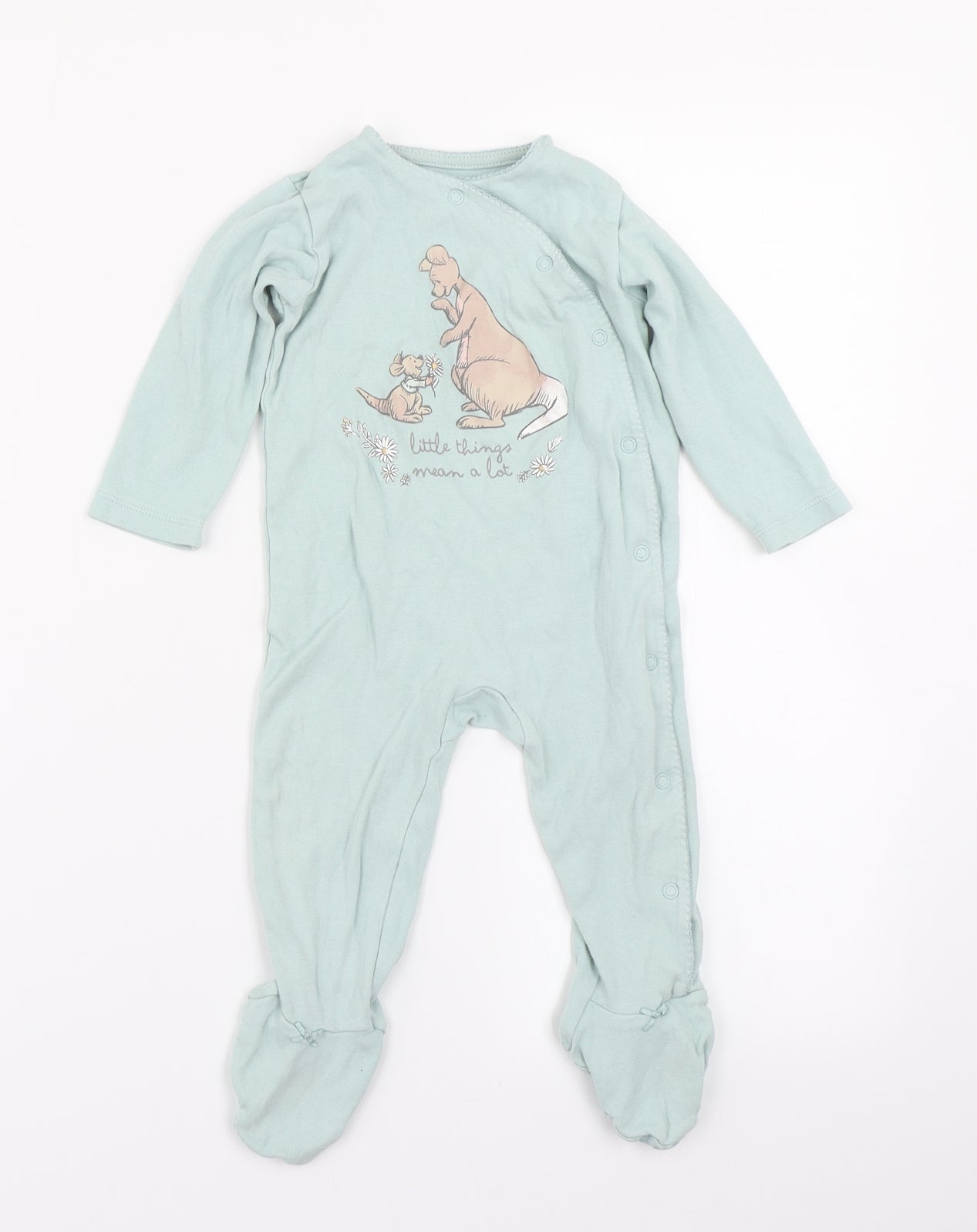 George Girls Blue   Babygrow One-Piece Size 12-18 Months