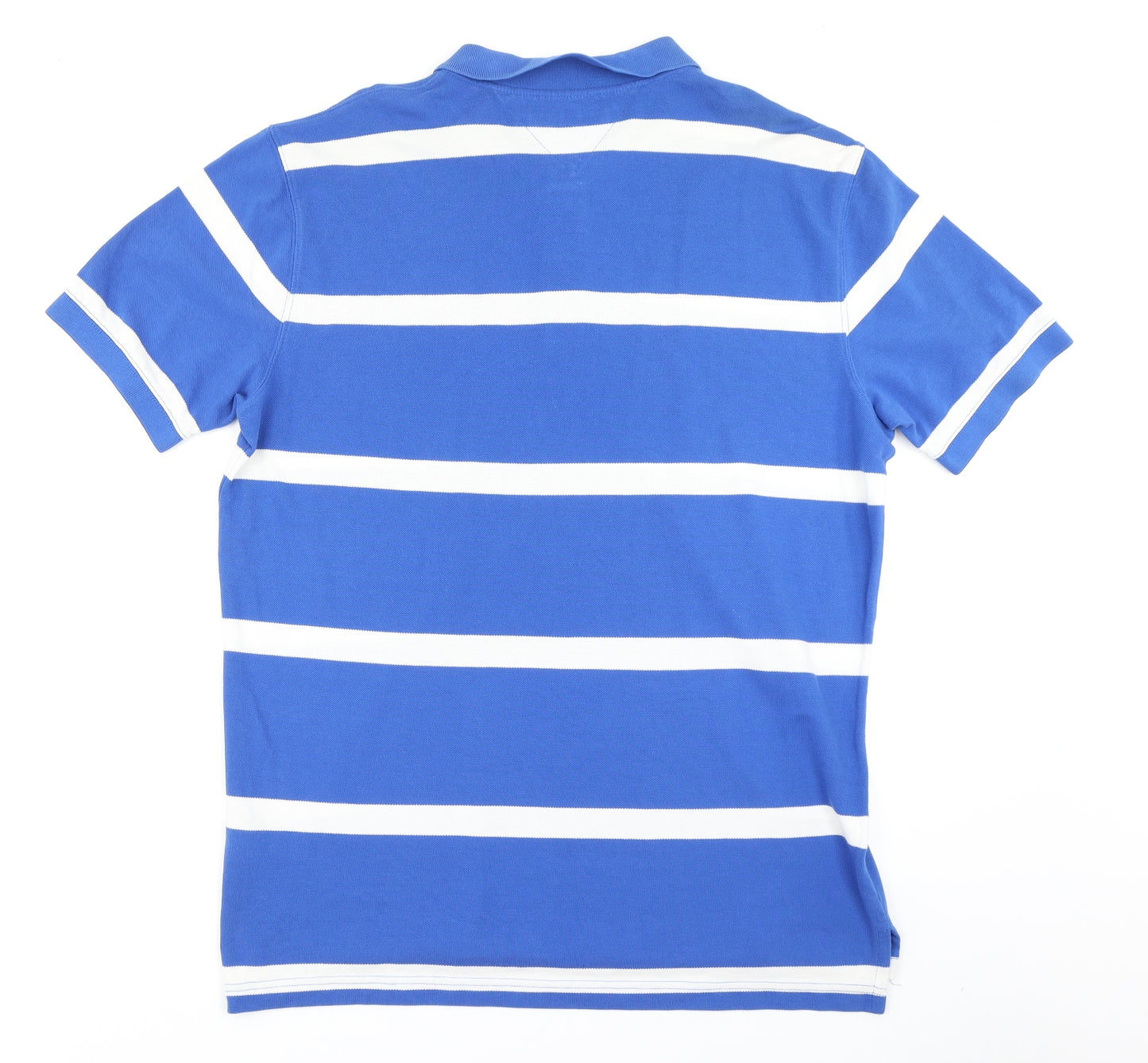Tommy Hilfiger Mens Blue Striped   Polo Size 2XL