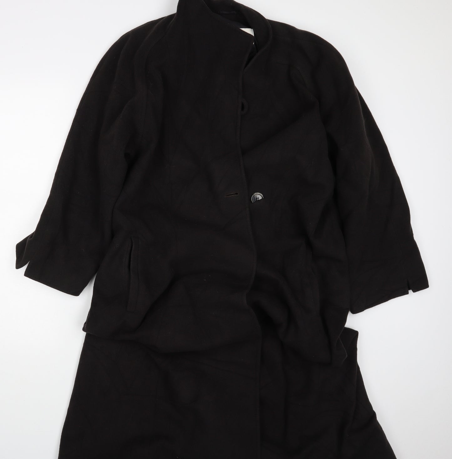 Windsmoor Womens Black   Overcoat Coat Size 16