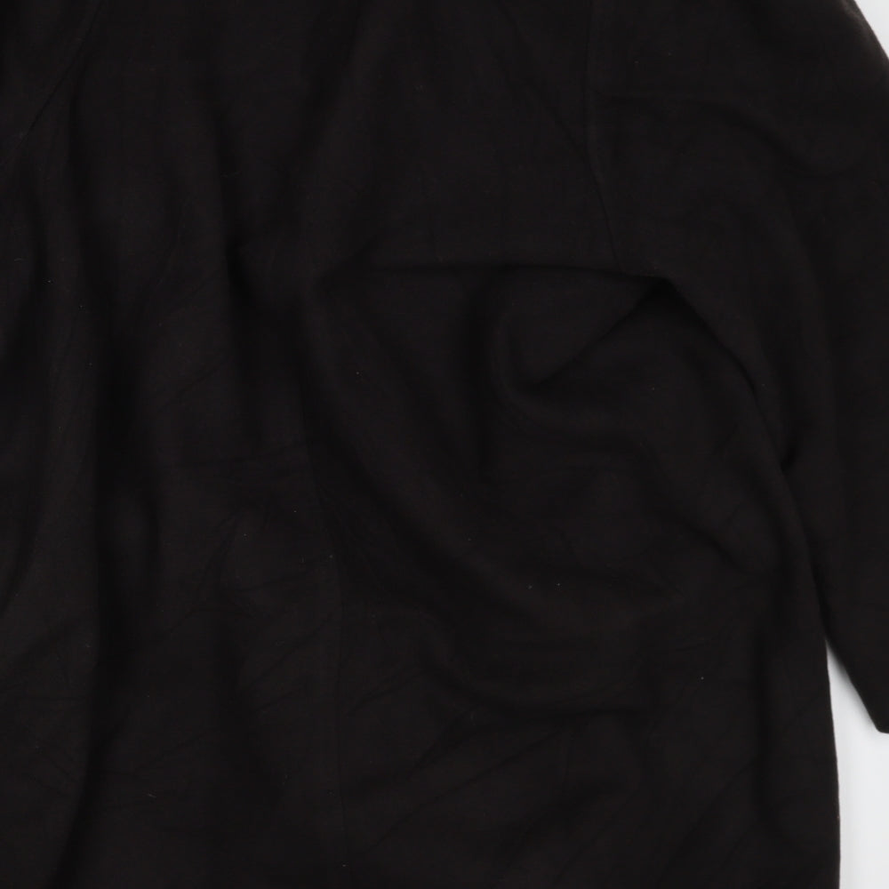 Windsmoor Womens Black   Overcoat Coat Size 16