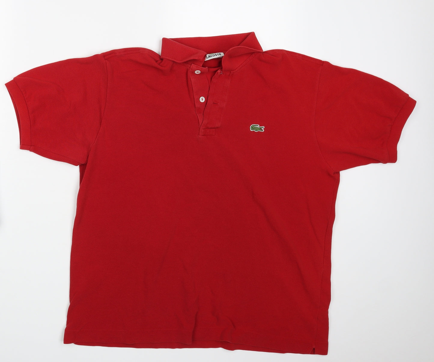 Lacoste Mens Red    T-Shirt One Size