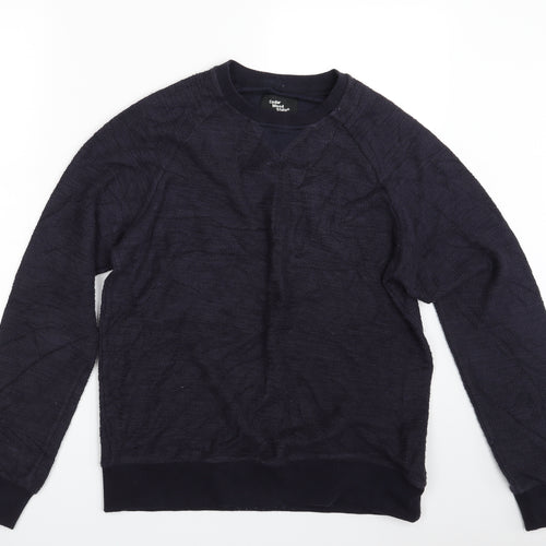 Cedar Wood State Mens Blue   Pullover Jumper Size L
