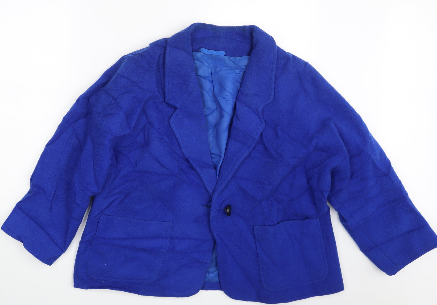 Preworn Womens Blue   Jacket Blazer One Size