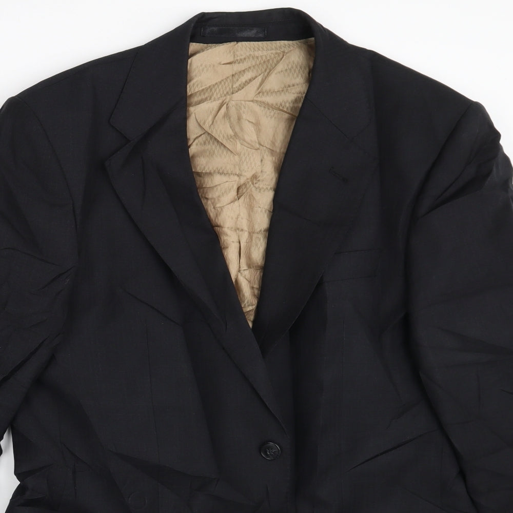 Racing Green Mens Black   Jacket Blazer Size 38