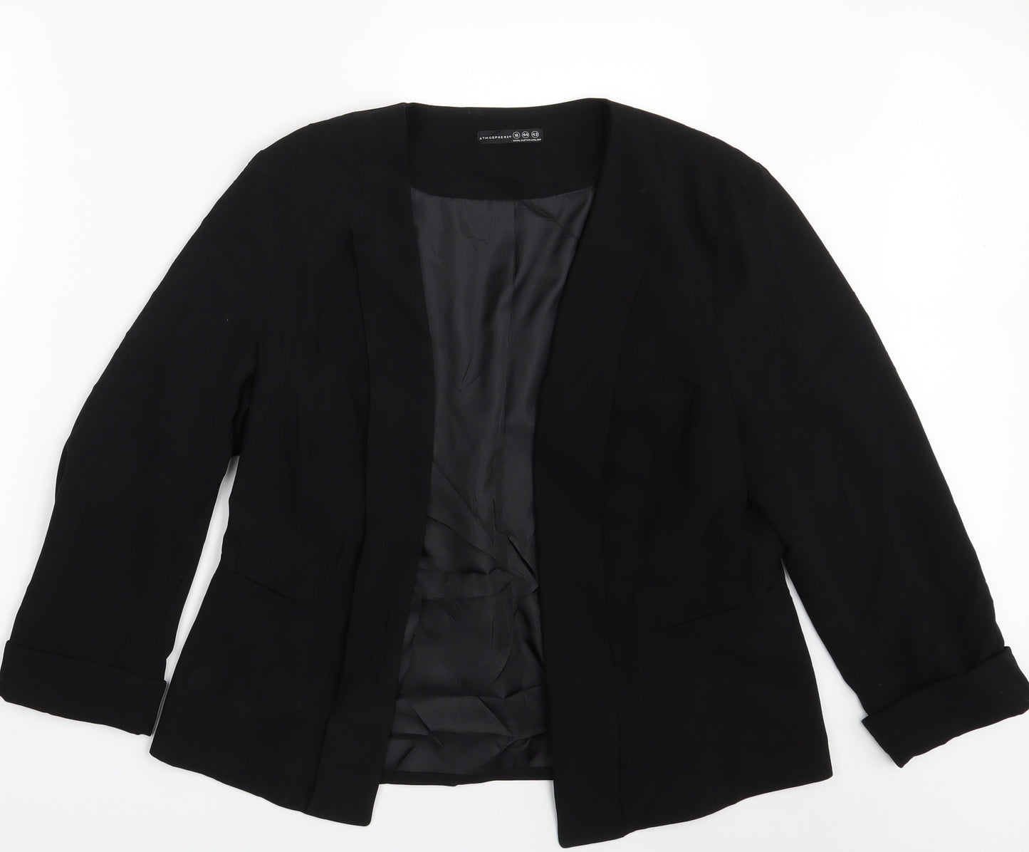Atmosphere Womens Black   Jacket Blazer Size 16
