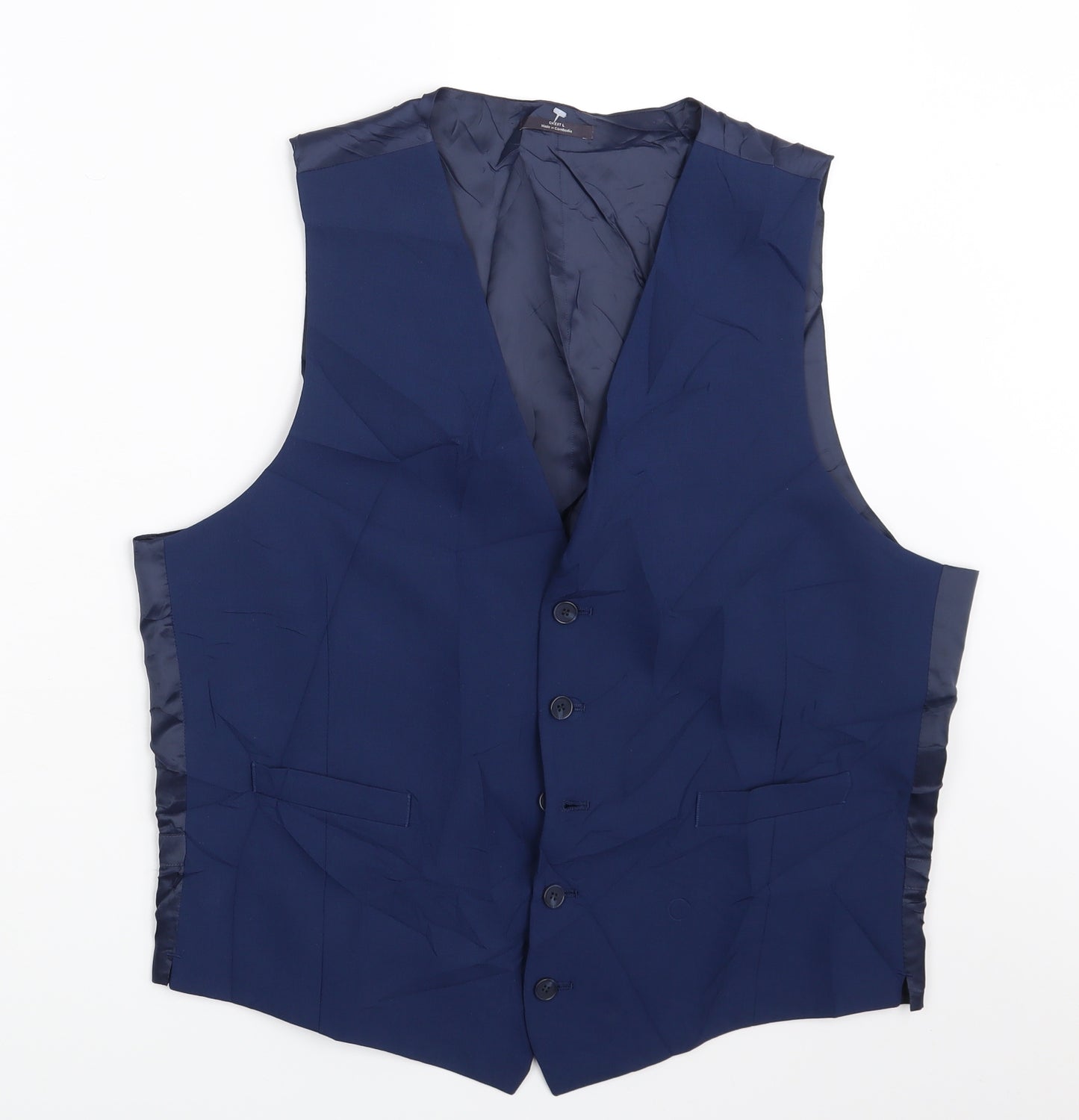 M&S Mens Blue   3-in-1 Jacket Waistcoat Size L