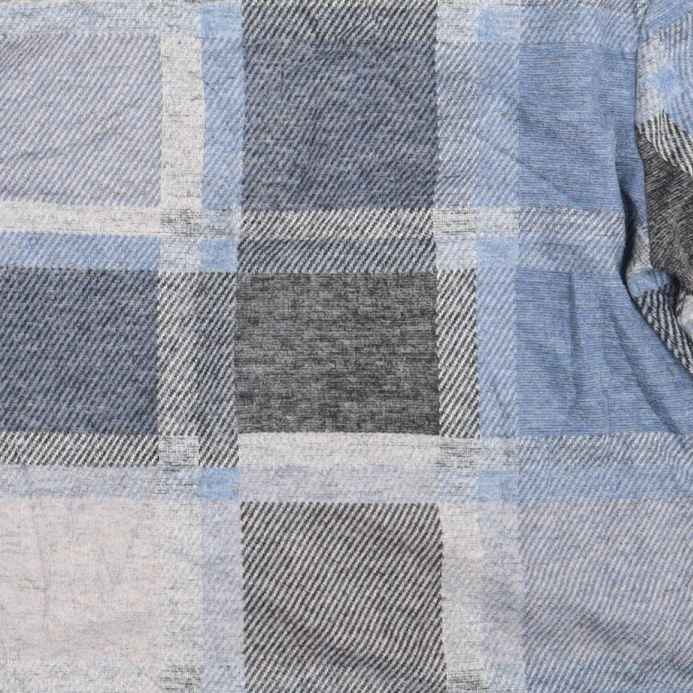 M&S Womens Multicoloured Check  Pullover Jumper Size 10