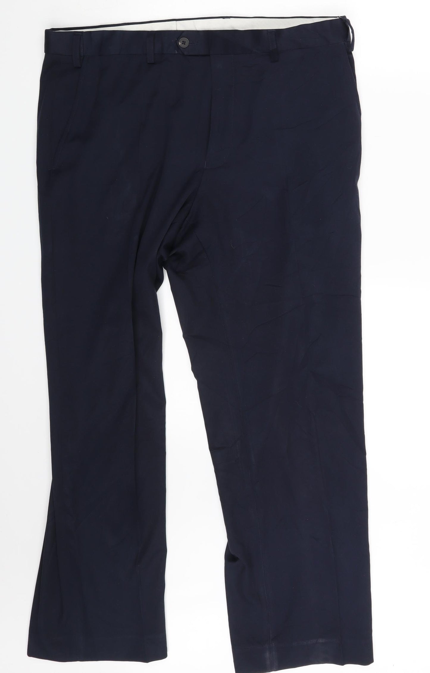M&S Mens Blue   Trousers  Size 36 in L29 in