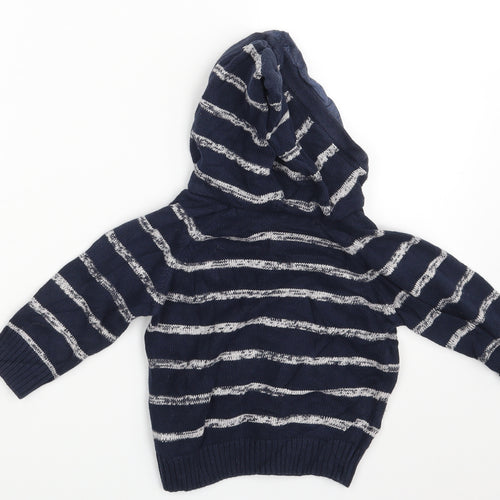 NEXT Boys Blue Striped  Pullover Jumper One Size