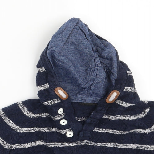 NEXT Boys Blue Striped  Pullover Jumper One Size
