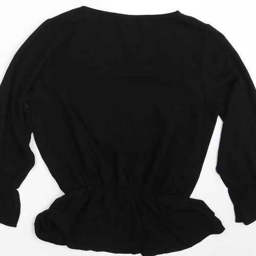 Kate collection Womens Black   Basic Blouse Size 2XL
