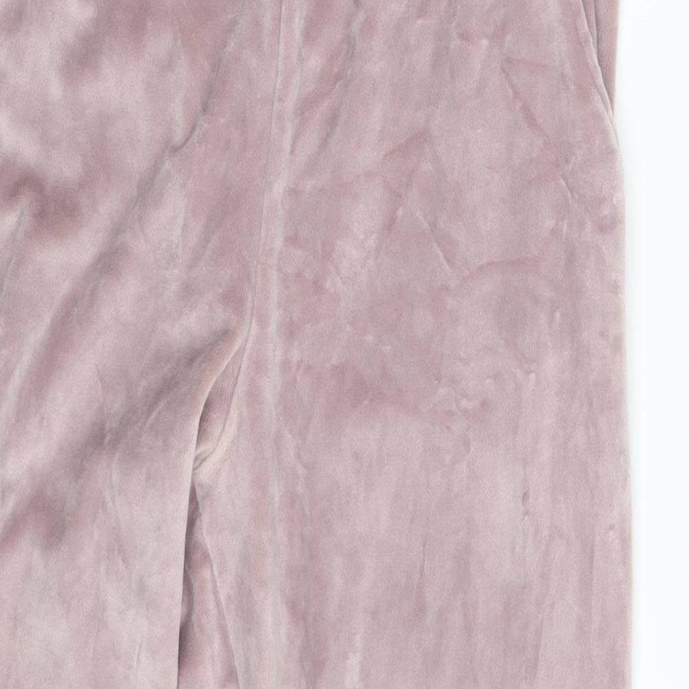 M&S Womens Pink   Jogger Trousers Size 14 L27 in