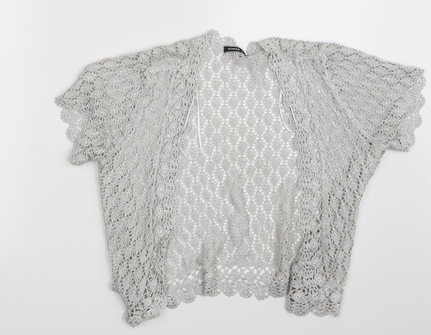 Roman Womens Silver   Basic Blouse Size 16