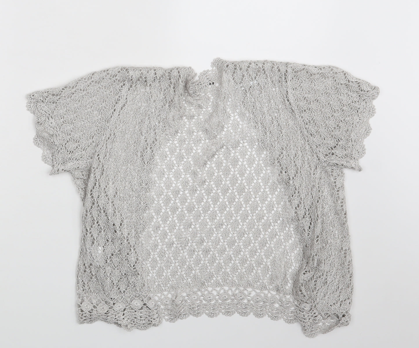 Roman Womens Silver   Basic Blouse Size 16