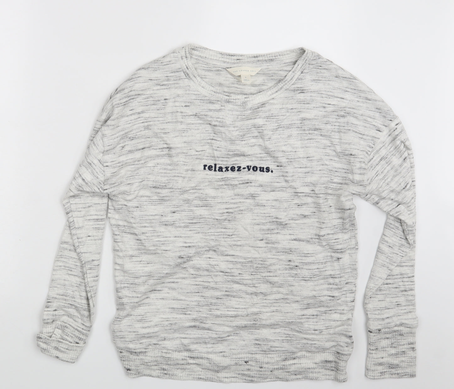 The Lounge Edit Womens White   Pullover Jumper Size 8