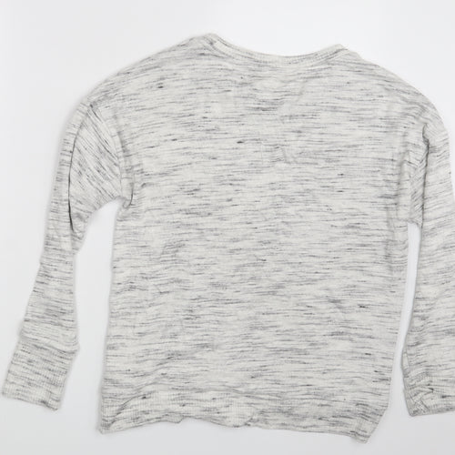 The Lounge Edit Womens White   Pullover Jumper Size 8