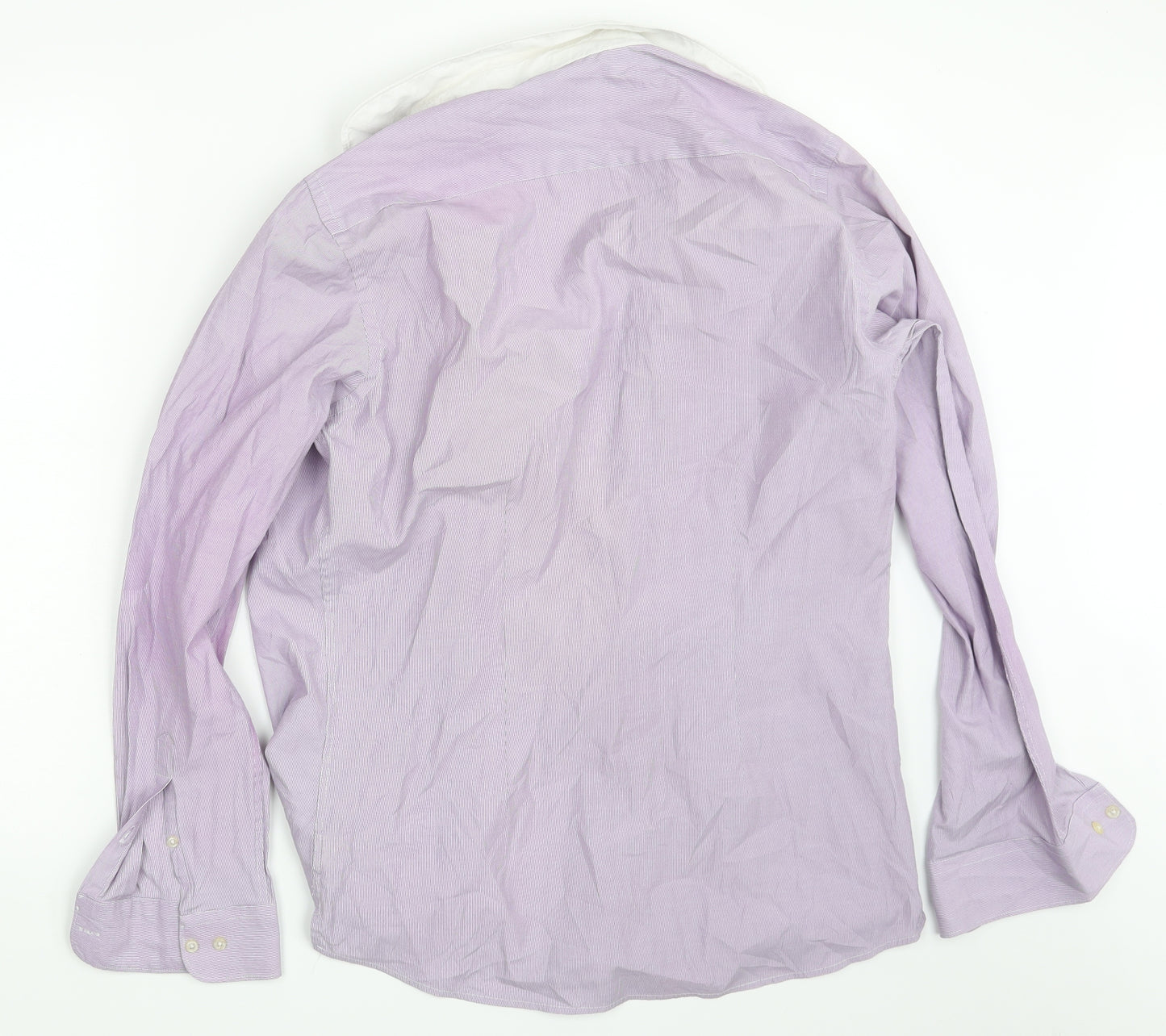 NEXT Mens Purple    Button-Up Size 15.5