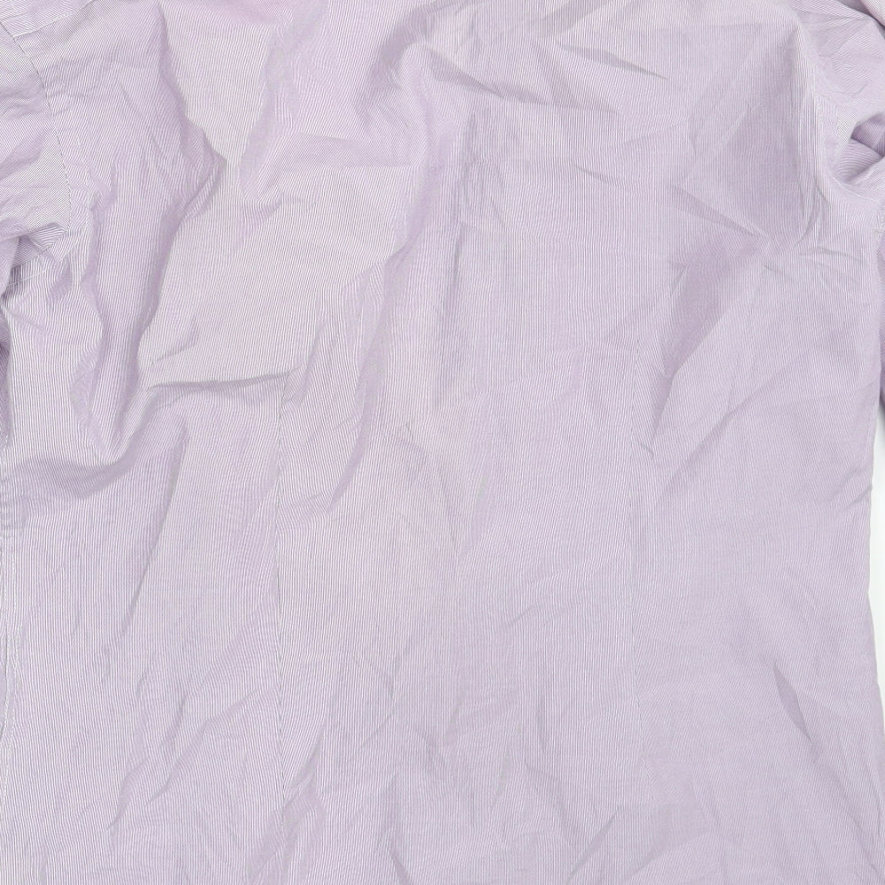 NEXT Mens Purple    Button-Up Size 15.5