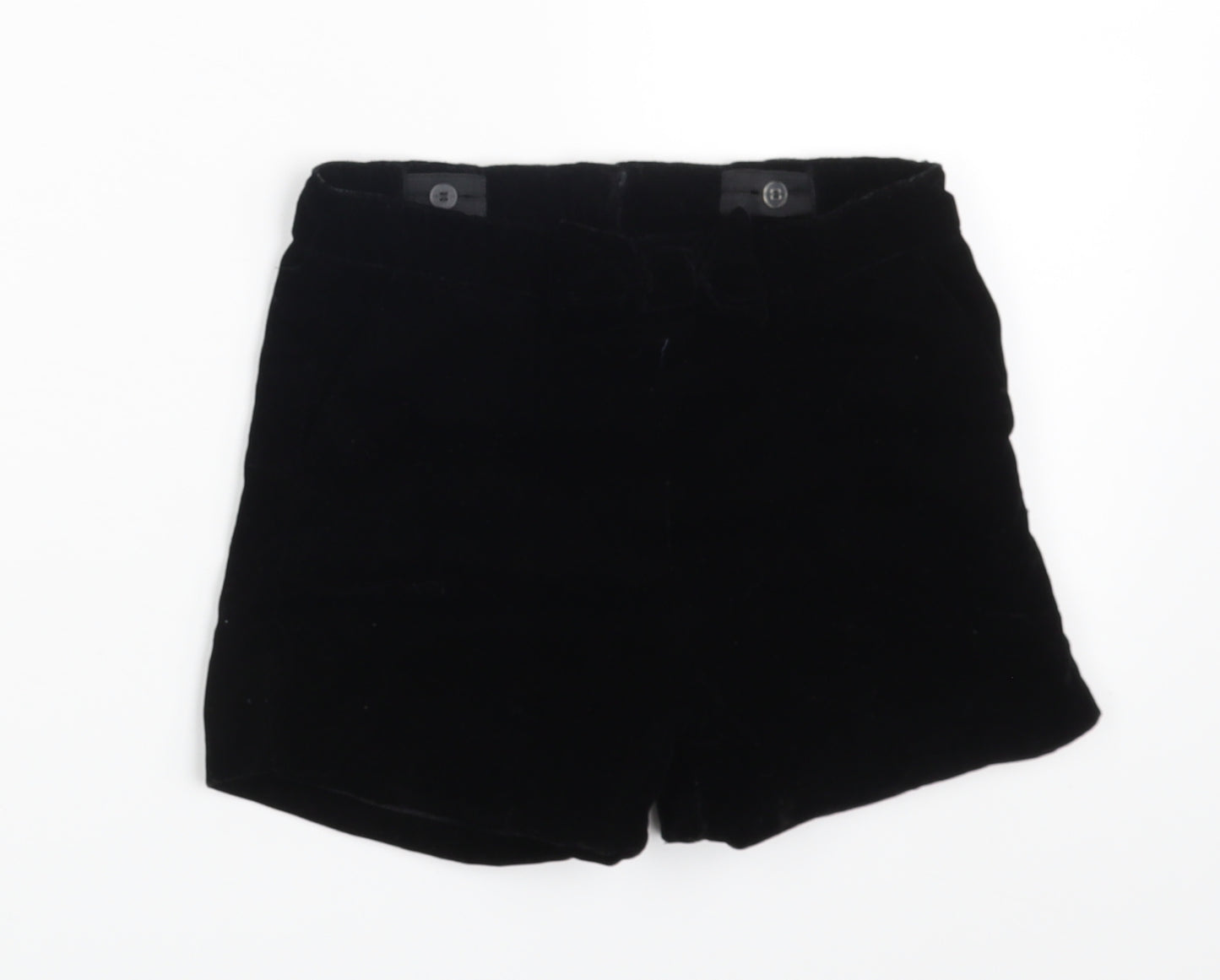 H&M Girls Black   Chino Shorts Size 6-7 Years